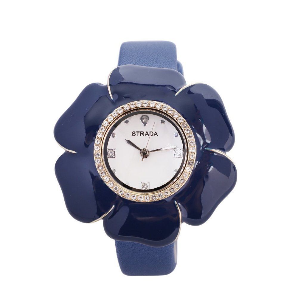 Strada Watch Mallow Flower Blue